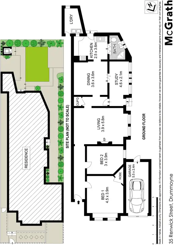Floorplan of Homely house listing, 35 Renwick Street, Drummoyne NSW 2047