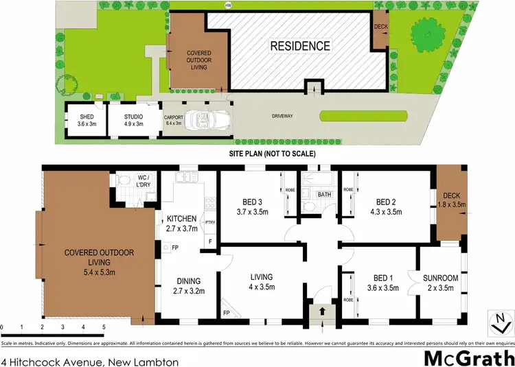 Floorplan of Homely house listing, 4 Hitchcock Avenue, New Lambton NSW 2305