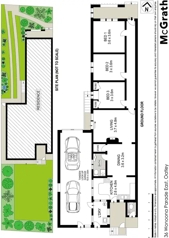 Floorplan of Homely house listing, 36 Wonoona Parade East, Oatley NSW 2223