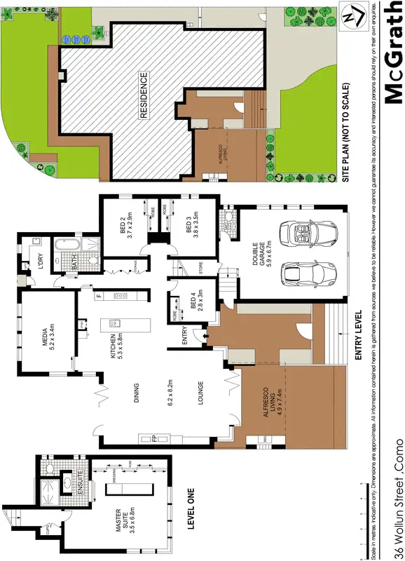 Floorplan of Homely house listing, 36 Wollun Street, Como NSW 2226