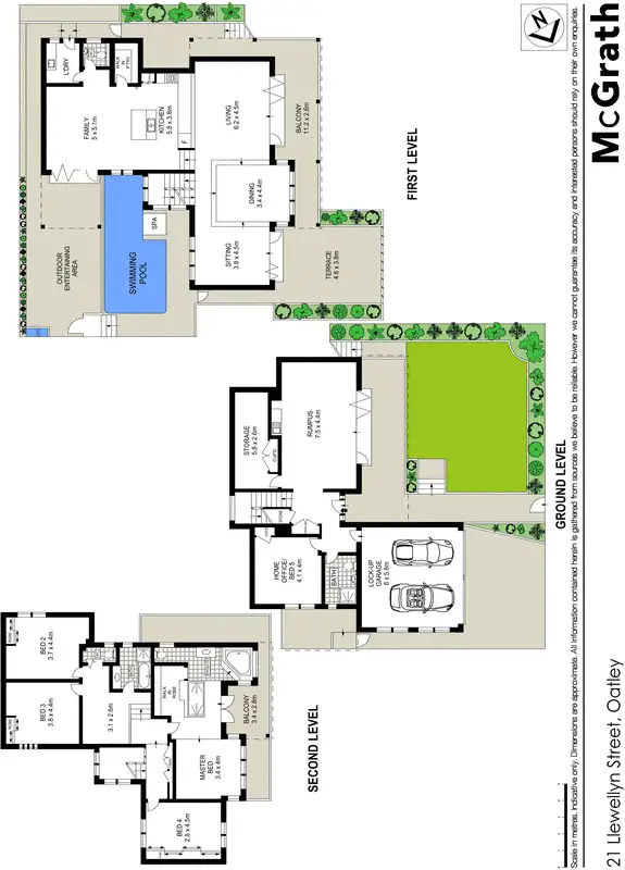 Floorplan of Homely house listing, 21 Llewellyn Street, Oatley NSW 2223