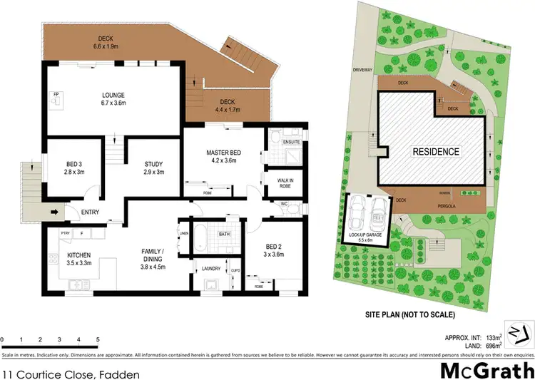Floorplan of Homely house listing, 11 Courtice Close, Fadden ACT 2904