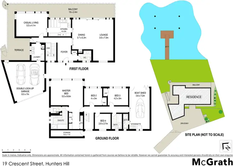 Floorplan of Homely house listing, 19 Crescent Street, Hunters Hill NSW 2110