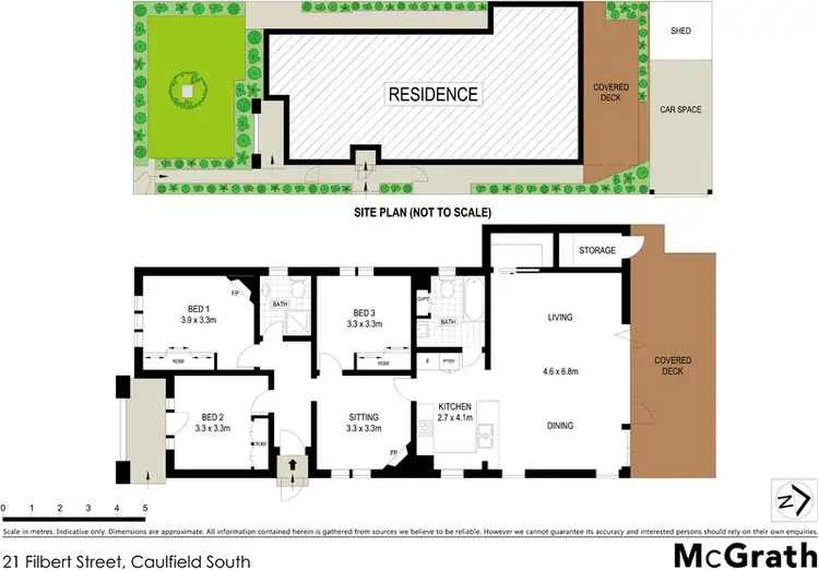 Floorplan of Homely house listing, 21 Filbert Street, Caulfield South VIC 3162