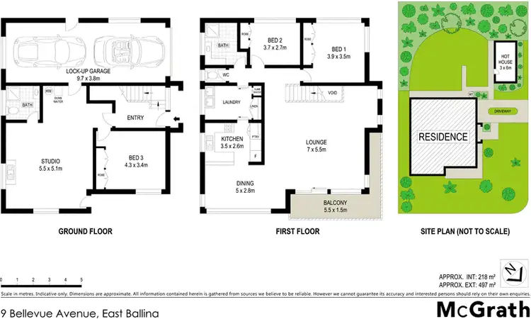 Floorplan of Homely house listing, 9 Bellevue Avenue, East Ballina NSW 2478