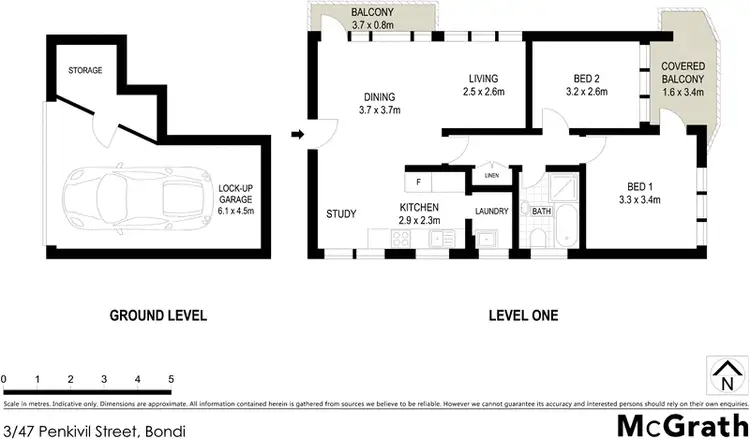 Floorplan of Homely apartment listing, 3/47 Penkivil Street, Bondi NSW 2026