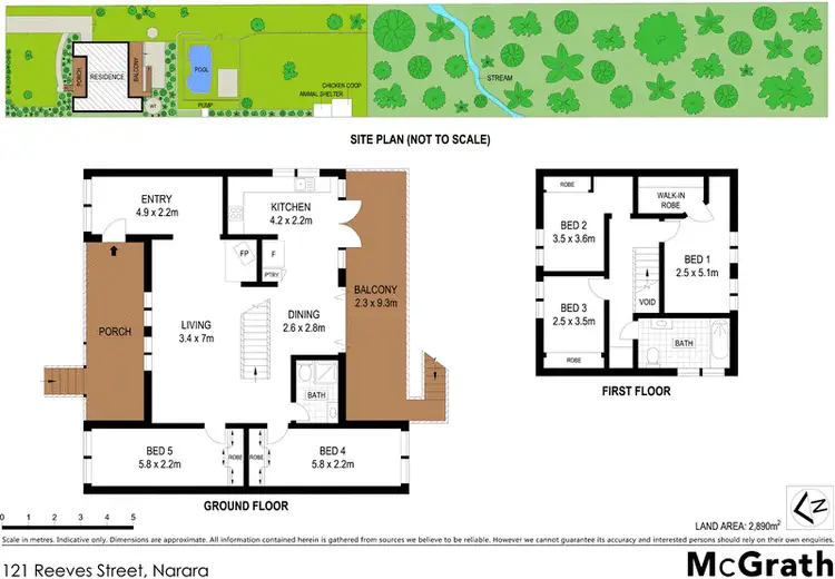 Floorplan of Homely house listing, 121 Reeves Street, Narara NSW 2250