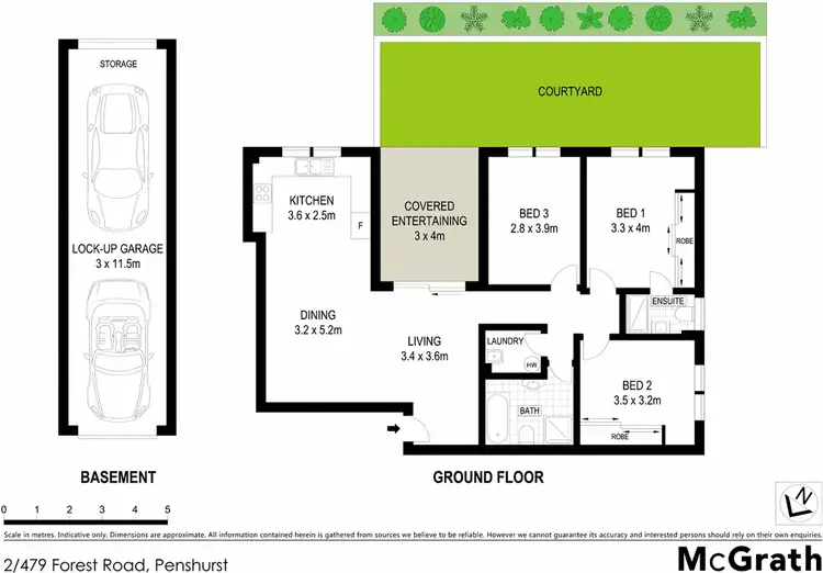 Floorplan of Homely apartment listing, 2/479 Forest Road, Penshurst NSW 2222
