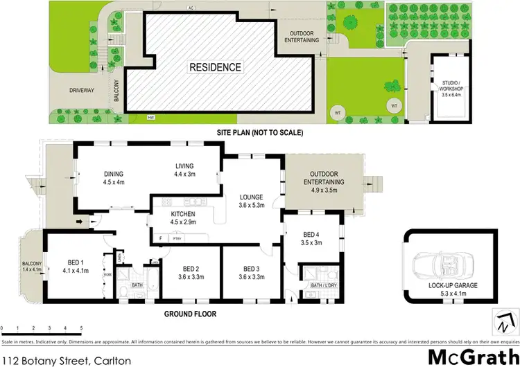 Floorplan of Homely house listing, 112 Botany Street, Carlton NSW 2218