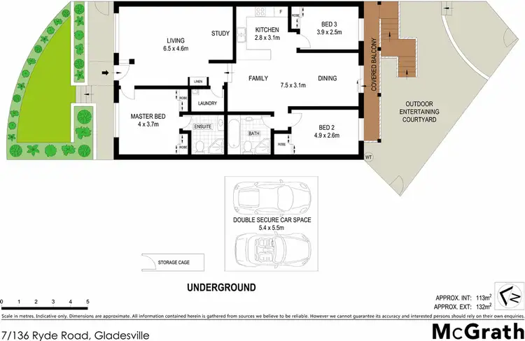 Floorplan of Homely townhouse listing, 7/136 Ryde Road, Gladesville NSW 2111