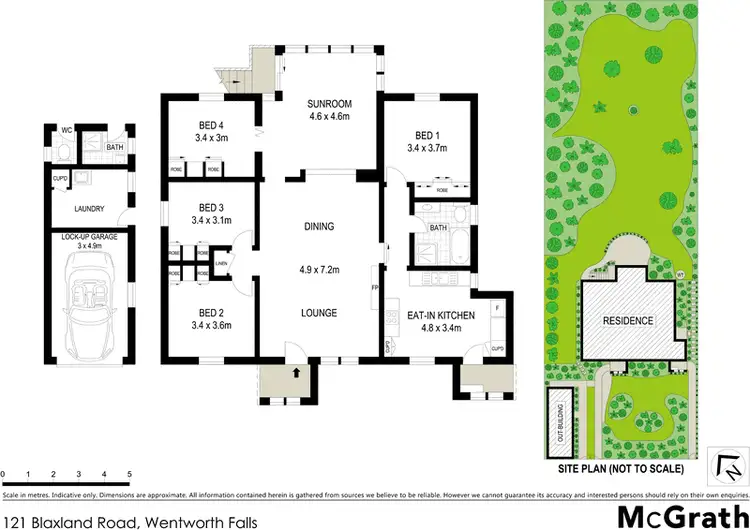 Floorplan of Homely house listing, 121 Blaxland Road, Wentworth Falls NSW 2782