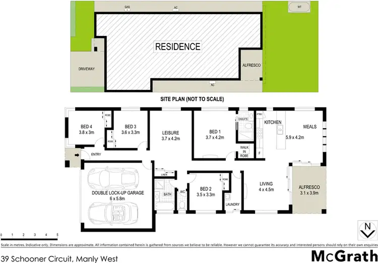 Floorplan of Homely house listing, 39 Schooner Circuit, Manly West QLD 4179