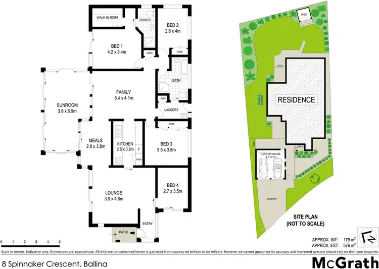 Floorplan of Homely house listing, 8 Spinnaker Crescent, Ballina NSW 2478