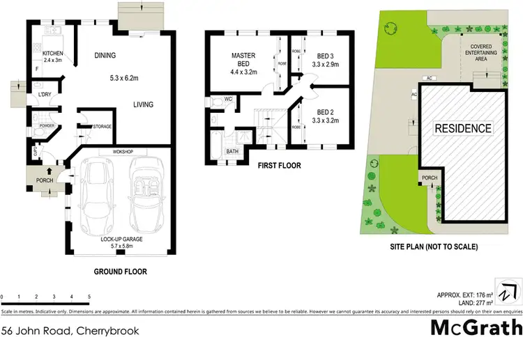 Floorplan of Homely townhouse listing, 56 John Road, Cherrybrook NSW 2126