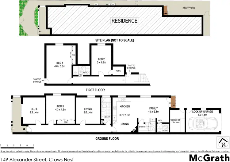 Floorplan of Homely house listing, 149 Alexander Street, Crows Nest NSW 2065