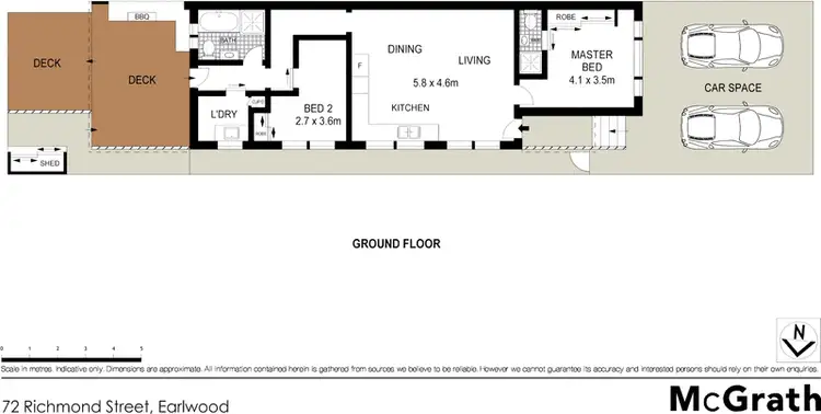 Floorplan of Homely house listing, 72 Richmond Street, Earlwood NSW 2206