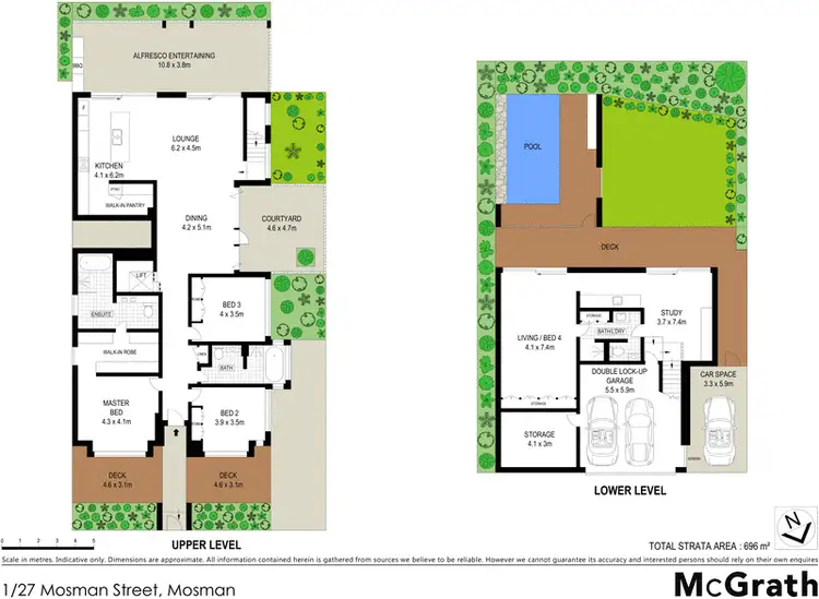 Floorplan of Homely apartment listing, 1/27 Mosman Street, Mosman NSW 2088