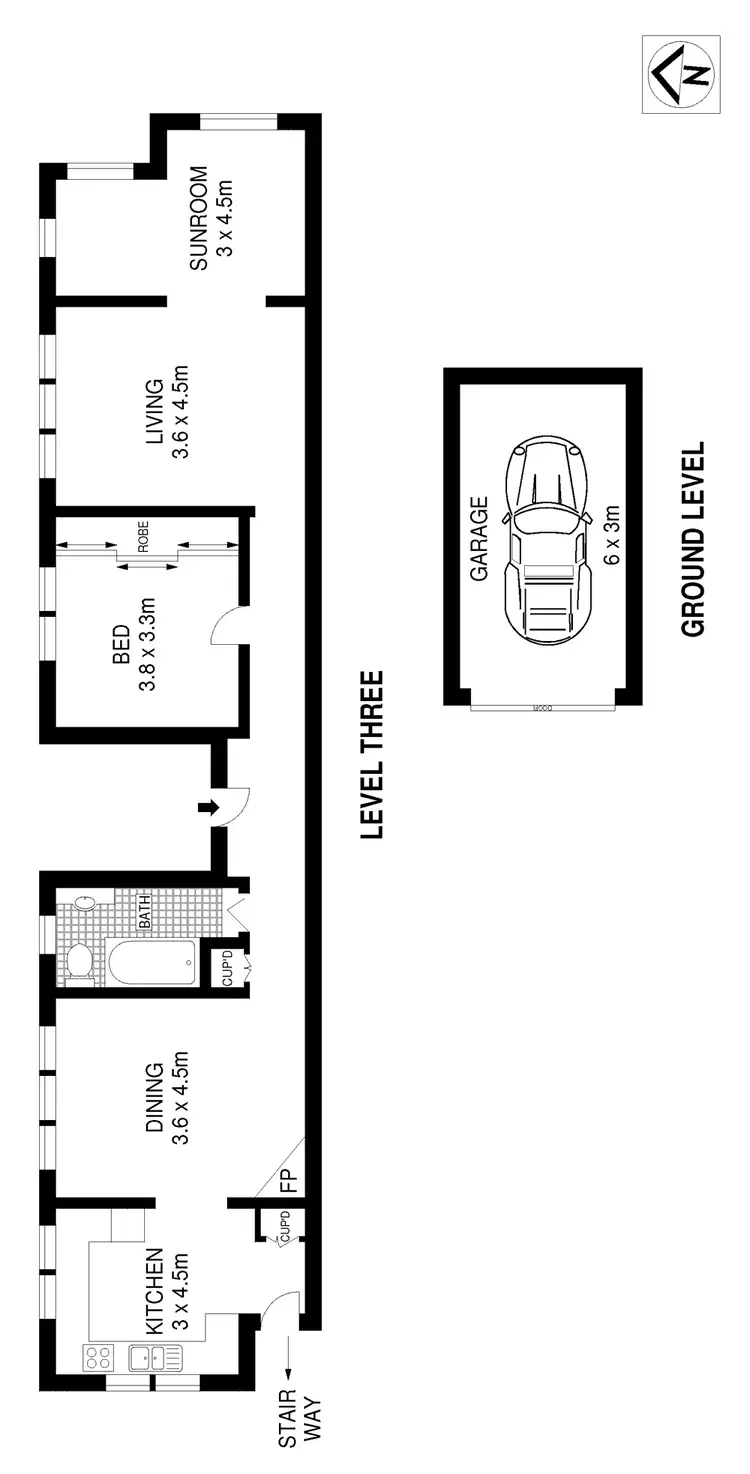 Floorplan of Homely apartment listing, 5/13 Moruben Road, Mosman NSW 2088