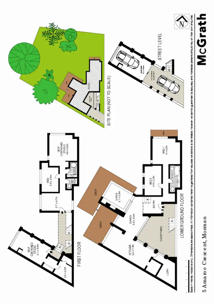 Floorplan of Homely house listing, 5 Amaroo Crescent, Mosman NSW 2088