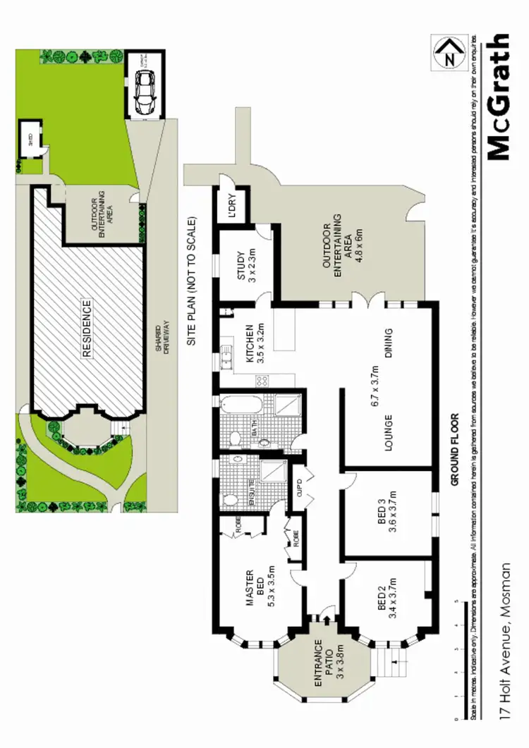 Floorplan of Homely house listing, 17 Holt Avenue, Mosman NSW 2088