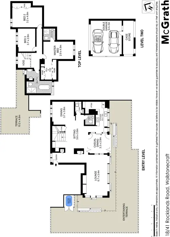 Floorplan of Homely apartment listing, 18/41 Rocklands Road, Wollstonecraft NSW 2065