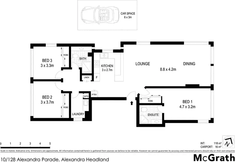 Floorplan of Homely apartment listing, 10/128 Alexandra Parade, Alexandra Headland QLD 4572