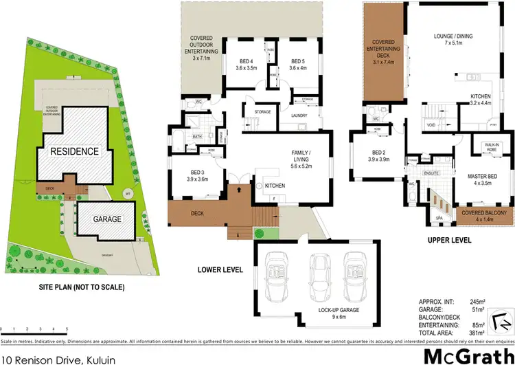 Floorplan of Homely house listing, 10 Renison Drive, Kuluin QLD 4558