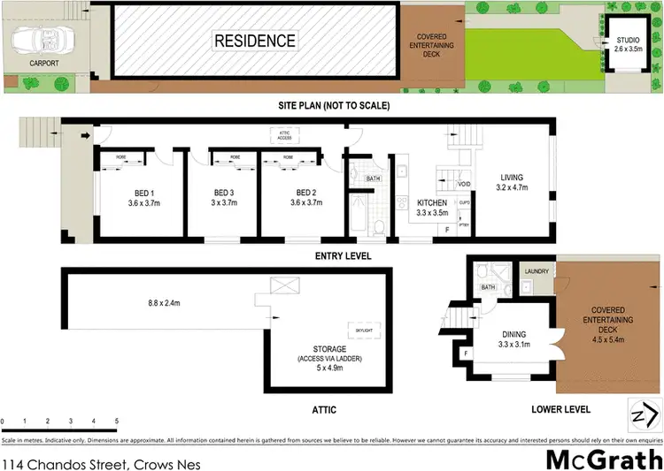 Floorplan of Homely house listing, 114 Chandos Street, Crows Nest NSW 2065
