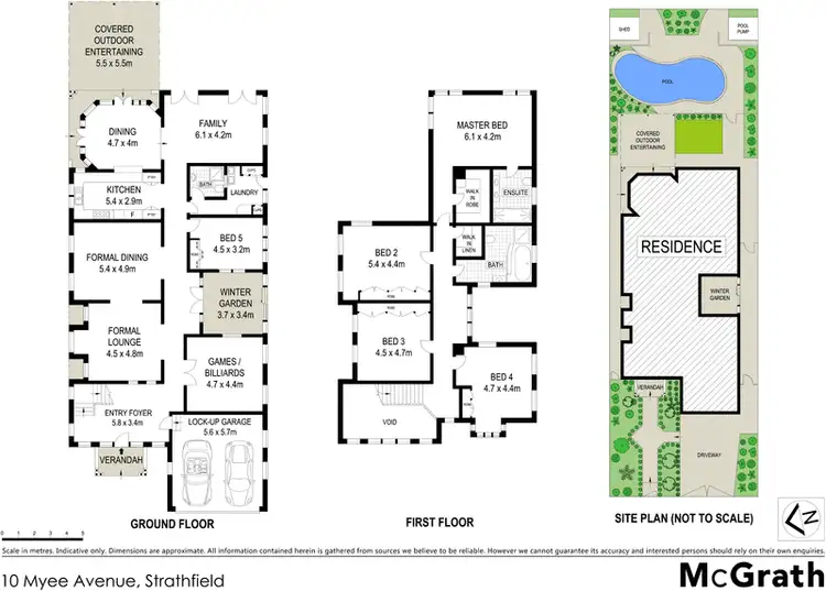 Floorplan of Homely house listing, 10 Myee Avenue, Strathfield NSW 2135