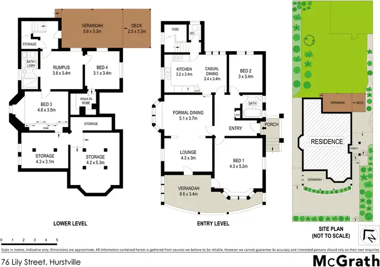 Floorplan of Homely house listing, 76 Lily Street, Hurstville NSW 2220