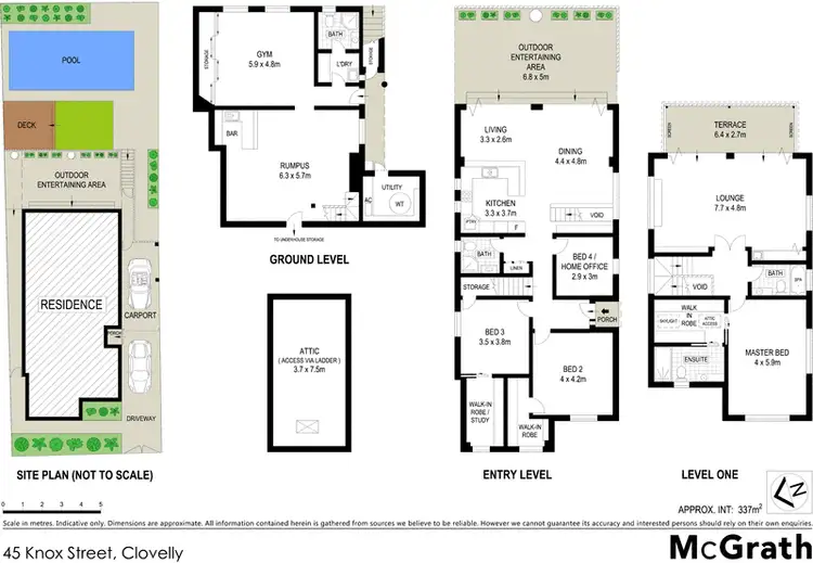 Floorplan of Homely house listing, 45 Knox Street, Clovelly NSW 2031