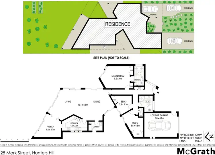Floorplan of Homely house listing, 25 Mark Street, Hunters Hill NSW 2110