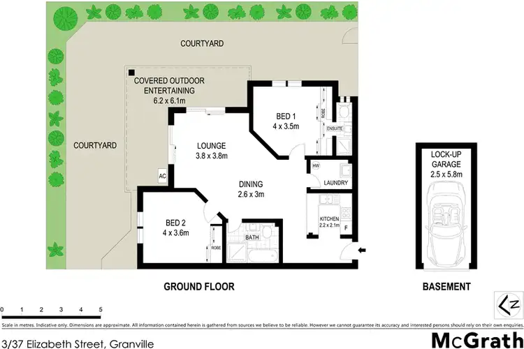 Floorplan of Homely apartment listing, 3/37 Elizabeth Street, Granville NSW 2142
