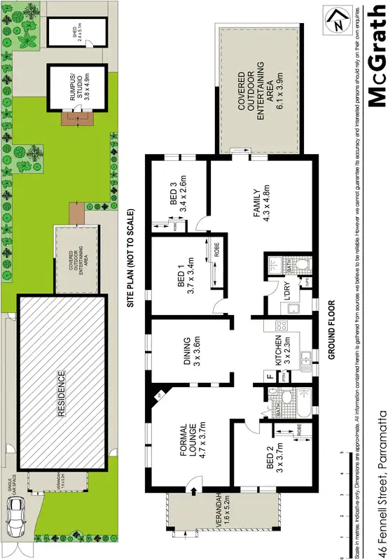 Floorplan of Homely house listing, 46 Fennell Street, Parramatta NSW 2150