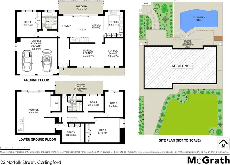 Floorplan of Homely house listing, 22 Norfolk Place, Carlingford NSW 2118