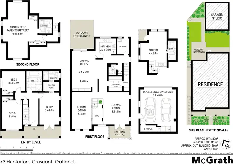Floorplan of Homely house listing, 43 Hunterford Crescent, Oatlands NSW 2117