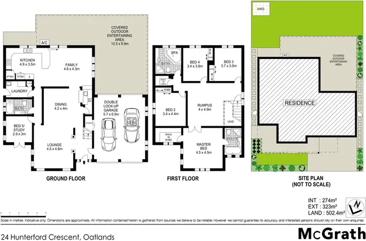 Floorplan of Homely house listing, 24 Hunterford Crescent, Oatlands NSW 2117
