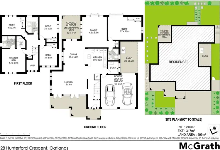 Floorplan of Homely house listing, 28 Hunterford Crescent, Oatlands NSW 2117