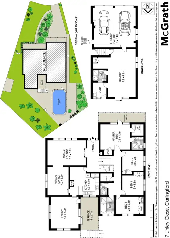Floorplan of Homely house listing, 7 Linley Close, Carlingford NSW 2118