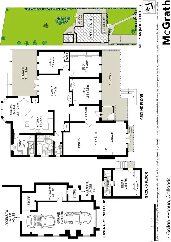 Floorplan of Homely house listing, 14 Gollan Avenue, Oatlands NSW 2117