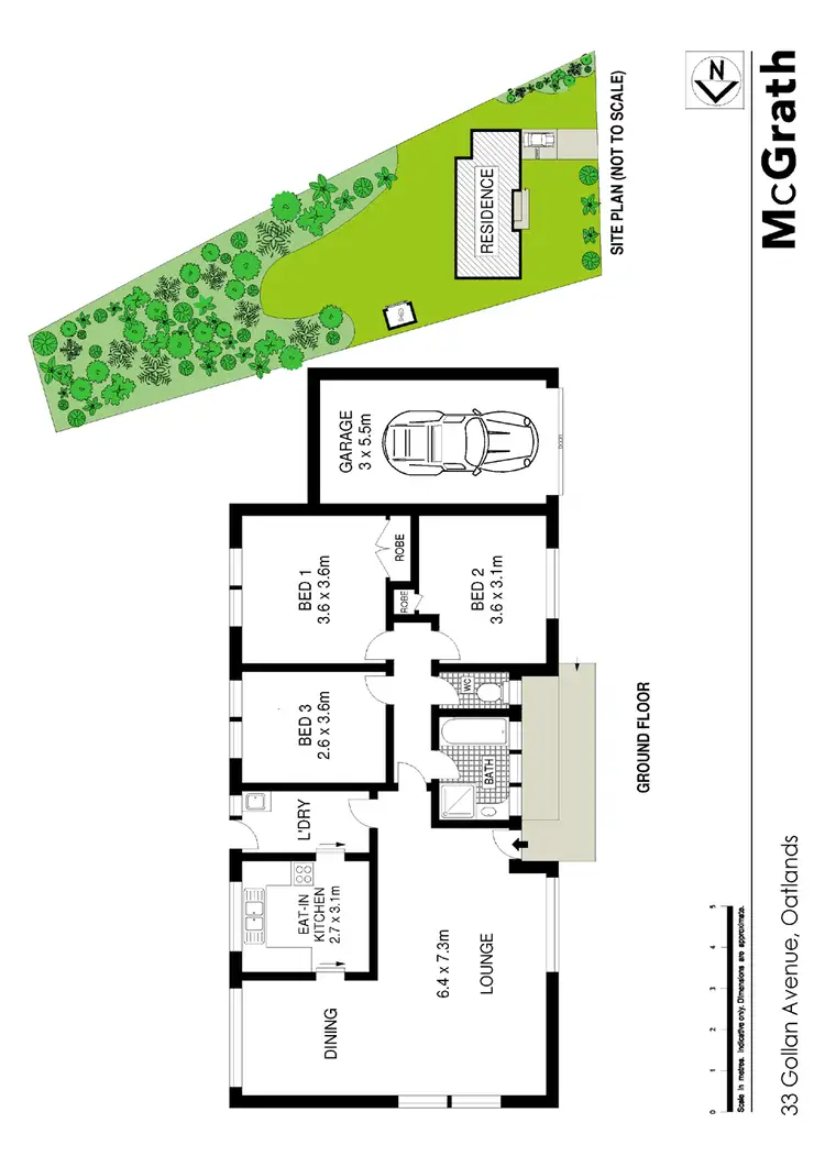 Floorplan of Homely house listing, 33 Gollan Avenue, Oatlands NSW 2117