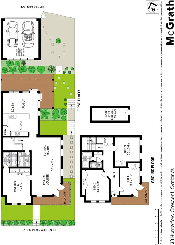 Floorplan of Homely house listing, 33 Hunterford Cresent, Oatlands NSW 2117