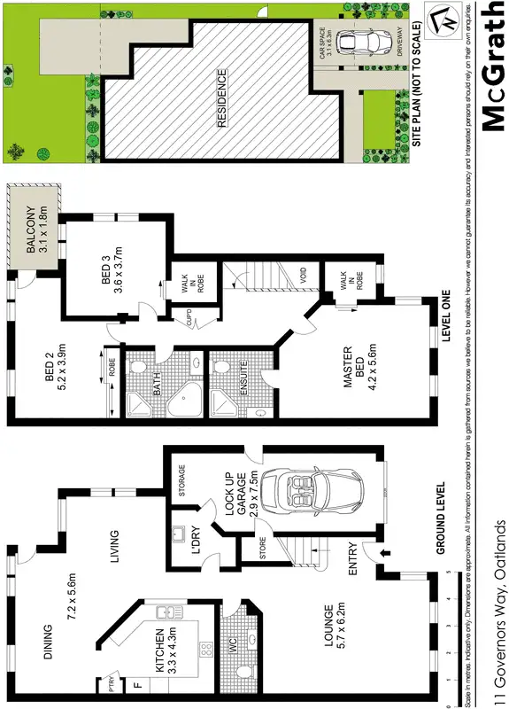 Floorplan of Homely house listing, 11 Governors Way, Oatlands NSW 2117