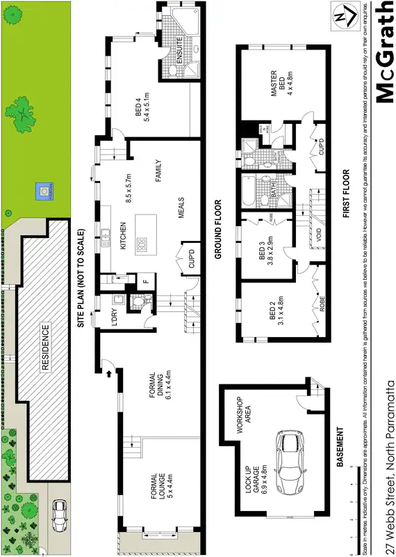 Floorplan of Homely house listing, 27 Webb Street, North Parramatta NSW 2151