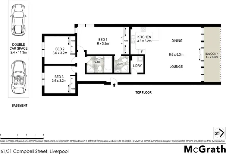 Floorplan of Homely apartment listing, 61/31 Campbell Street, Liverpool NSW 2170