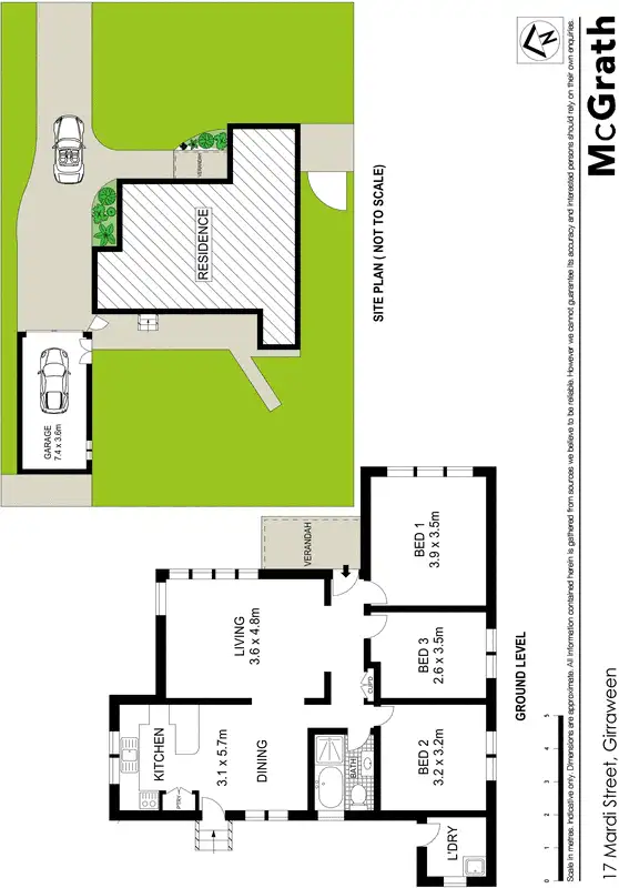 Floorplan of Homely house listing, 17 Mardi Street, Girraween NSW 2145