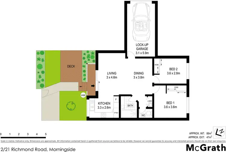 Floorplan of Homely apartment listing, 2/21 Richmond Road, Morningside QLD 4170