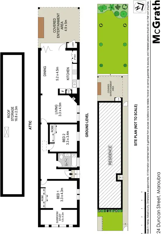 Floorplan of Homely house listing, 24 Duncan Street, Maroubra NSW 2035