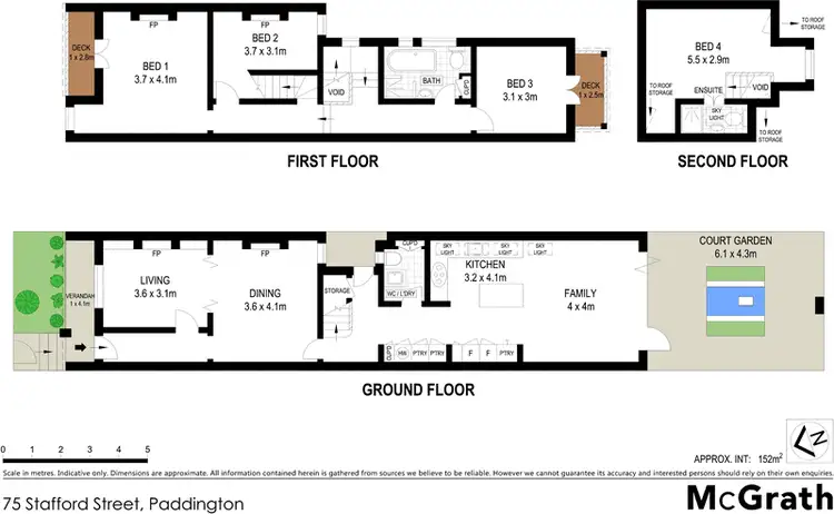 Floorplan of Homely house listing, 75 Stafford Street, Paddington NSW 2021