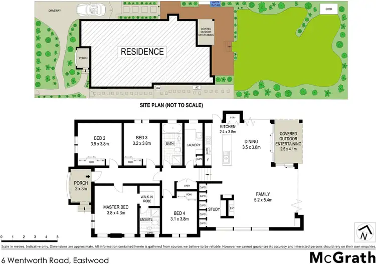 Floorplan of Homely house listing, 6 Wentworth Road, Eastwood NSW 2122